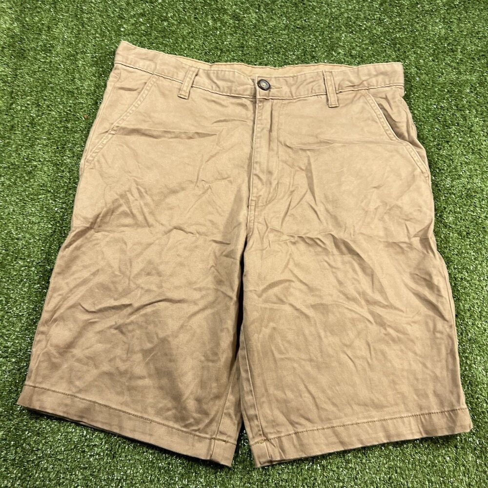 GEORGE Flat Front Khaki Shorts, Men's Size 32